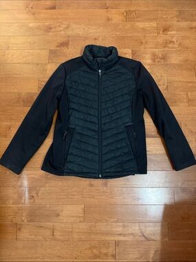 Black Women's Quilted Softshell Jacket - Brand 32 degrees